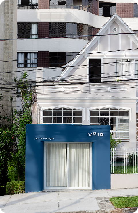 Fachada do spa de flutuação VOID